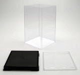 Transparent Plastic Figure Doll Case, W 4.7 x D 4.7 x H 12.6, Japan Import by Octagon
