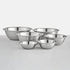 JoyJolt Stainless Steel Mixing Bowl Set - 6 Bowls from 5qt Large to 0.5qt Small for Kitchen, Cooking, Storage