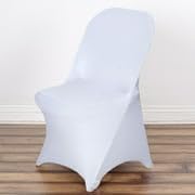 5PCS Efavormart Stretchy Spandex Fitted Folding Chair Cover Dinning Event Slipcover for Wedding Party Banquet Catering