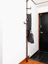 PRINCE HANGER One Touch Steel Coat Rack, Freestanding for Clothes, Hats, Bags, Silver