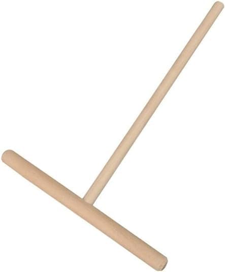 2 Pcs Wooden Crepe Maker, Pancake Batter Spreader Stick, Kitchen Cooking Utensils for Restaurant Canteen Supplies