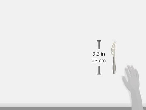 BOSKA Stainless Steel Cheese Knife - Copenhagen Nr.2, Multi-Functional Cheese Slicer, Dishwasher Safe