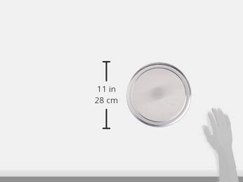 11" Aluminum Wide-Rim Pizza Pan, Winco