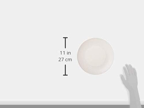 Nordic Ware Polypropylene Microwave Serveware Plates, 10", White