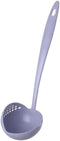 2 In 1 Kitchen Ladle Soup Pan Spoon with Filter Strainer, Blue