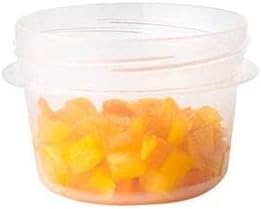 HomeyGear 6-Pack Airtight Food Storage Containers | Leak-Proof, BPA-Free Kitchen Essentials with Screw & Seal Lids |