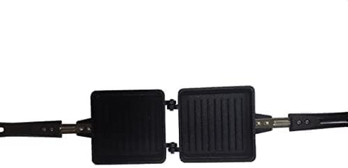 Gas Sandwich Maker Toaster, Nonstick Double Sided Grill for Breakfast, Aluminum Tray Baking Pancake Pan