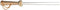 Mac Knife Ceramic Honing Rod, 8-1/2-Inch, White