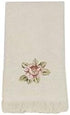 Avanti Linens Rosefan Fingertip Towel, Ivory, 18.00" x 11.00"