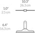 simplehuman Fold Away Squeegee, Stainless Steel