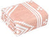 Pink Bohemian Area Rug 4x6, Machine Washable Non-Slip Stain Resistant Throw Carpet for Living Room Bedroom Decor