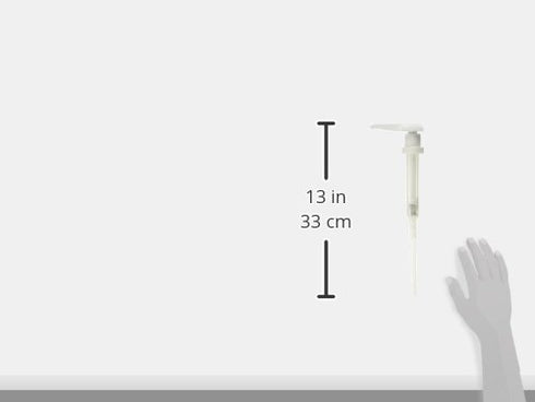 TOA 4pk White Plastic Gallon Pumps, Bottle Dispenser for Oil, Cream, Lotion, Liquid Container