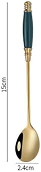 Coffee Spoon Sets for Mixing,Iced Tea Spoons, Cocktail Stirring, Tea, Coffee, Milkshake, Cold Drink