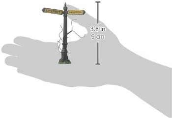 Department 56 Creepy Street Signs Accessory Figurine for Halloween Village Collections, Multicolor
