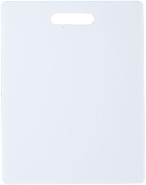 Farberware White Plastic Cutting Board, 8x10 Inch