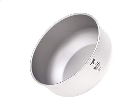 KEITH TITANIUM Ti8701 Ultralight Salad Bowl - 60.9 fl oz for Outdoor Dining
