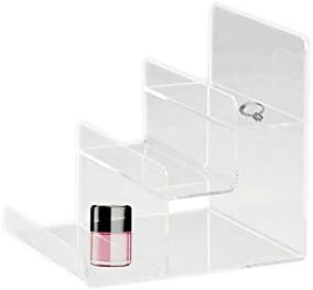 Clear Acrylic 3-Tier Display Stand - Riser Shelf for Amiibo Funko POP Figures, 3 Step Organizer