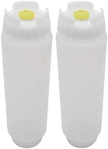 FIFO - 16 oz Squeeze Plastic Bottle for Kitchen (2-Pack)