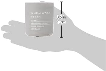 Blomus Fraga Scented Candle Micro Chip Soy Wax Candle in Concrete Look