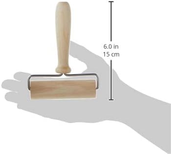 R&M International 6" Wood Roller for Pastry and Fondant