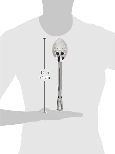 Winco Perforated Basting Spoon, 13-Inch Stainless Steel
