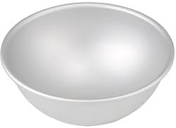 Fat Daddio's Cake Hemisphere Pan, 2.75 x 1.4 Inch, Silver