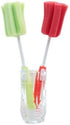 VASANA 3PCS Sponge Cleaning Brush Set, Adjustable Long Handle Cup Bottle Scrubber Sponges for Baby Bottles