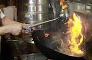 Sunrise Commercial Grade Wok Ladle, 18" (#3) with Pin