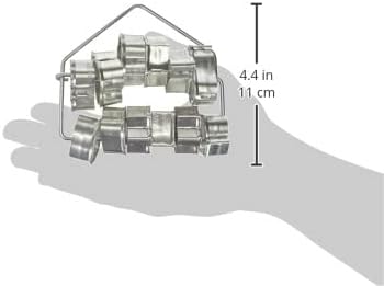 Zenker Mini-Cookie Cutter "Patisserie", Set of 12, Silver