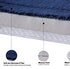 WPM WORLD PRODUCTS MART Memory Foam Bath Mat - Incredibly Soft and Absorbent Rug for Kitchen or Bathroom