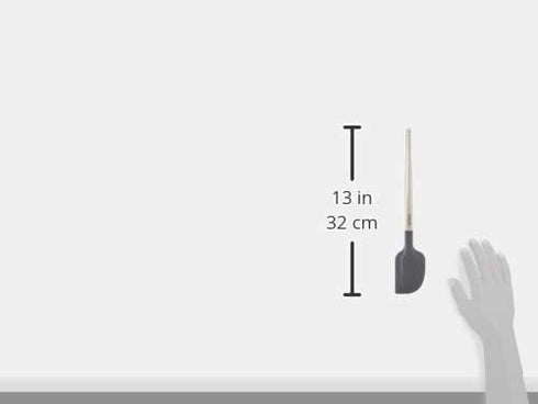 All-Clad Specialty Silicone Kitchen Gadgets Spatula Kitchen Tools, Silver Stainless Steel and Black