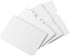 PME Side Scrapers, Patterned Edge Plastic Set of 4