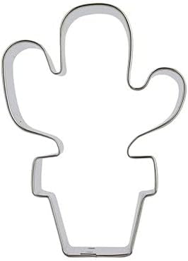 Cactus Cookie Cutter - 4" Succulent Design Made in USA by Ann Clark