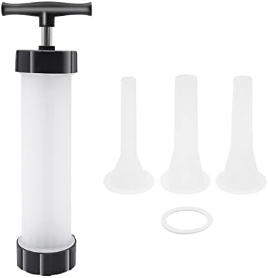 Hoypeyfiy Homemade Sausage Maker Kitchen Sausage Stuffer Tool Manual Meat Filling Machine with