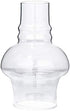 B&P Lamp Glass Hooded Chimney for Oil and Kerosene Lamps, 3 by 7 Inches, Clear