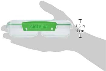 Sistema Small Split Storage Container, 11.8 Ounce (Colors may vary)