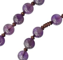 5 Decade Catholic Rosary Sine Cera Amethyst/Jujube Wood, Laser Engraved Crucifix/Double-Sided Centerpiece