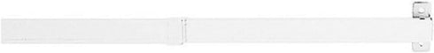 Graber Flat Lock-Seam Sash Rod, 6 to 11-Inch Adjustable Width, White