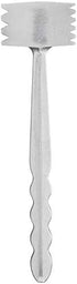 HIC Kitchen Heavyweight Meat Tenderizer, Ice Cracker, Double Sided, Heavyweight Aluminum