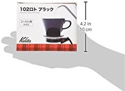 Kalita Ceramic Coffee Dripper (Black) for 2-4 Cups (#02005)
