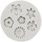 1Pc 3D Mini Daisy Flower Molds - Silicone Resin Fondant Mold for Cake Decorating and Candy Making