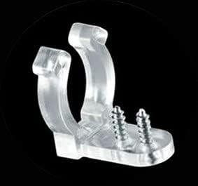 Xianglangsuccess 50 100 LED Rope lamp Holder Transparent PVC Holder with Screws for Wall mounting and Strip mounting