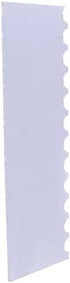 PME Tall Patterned Edge Side Scraper for Cake Decorating - Scallop (PS64)