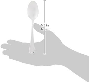 Winco 12-Piece Elite Teaspoon Set, 18-0 Stainless Steel,Silver