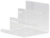 Acrylic Jewelry Display Riser Shelf Holder - 3-Tier Acrylic Wallet Display Stand Showcase Fixtures