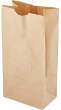 SHOP&SAVE XL Brown Paper Lunch Bag - 60% Larger Durable Bags Than Standard Size