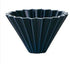 Origami Filter Cup, Ceramic Pour Over Coffee Maker, Easy Manual Brew Maker for Home, Cafe, Camping, Coffee Gifts (Black)