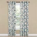 Renaissance Home Fashion Colette Printed Grommet Panel - 52" x 84", Jewel