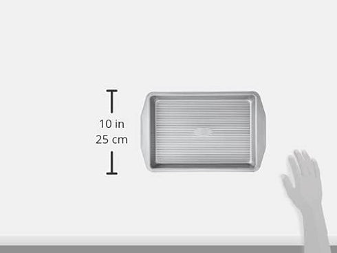 USA Pan 1110RC-3-ABC-1 American Bakeware Classics 9 x 13-Inch Rectangular Lasagna, Cake, Brownie Pan