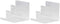 Acrylic Wallet Display Stand Holder, Acrylic Jewelry Display Riser Shelf Showcase Fixtures (2pcs 3-Tiers)